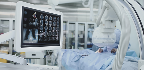 Advanced technology, collection of patient tests on the monitor during surgery. Advanced technology, collection of patient tests on the monitor during surgery.